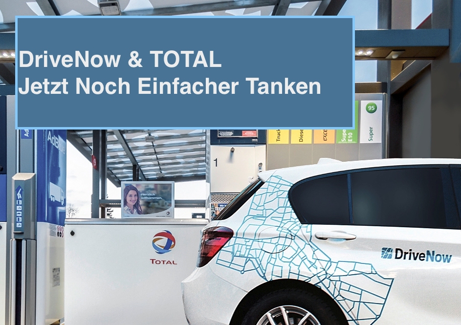 Drivenow Und Total Tanken Wird Noch Einfacher Sharenow Gutschein